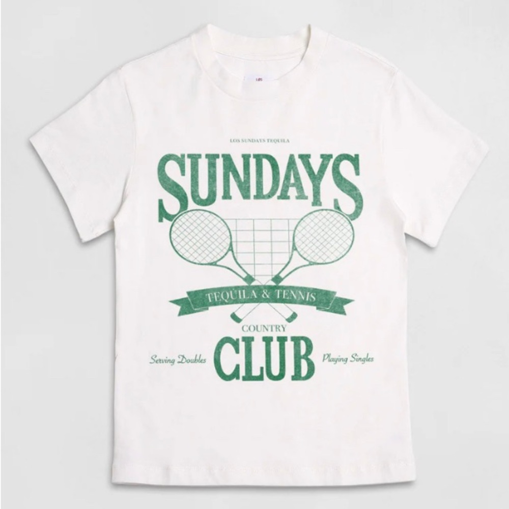 Los Sundays tequila & tennis shirt